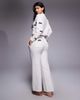 River Island River Island cardigan and pants set in cream-White - 4