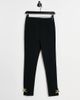 River Island River Island chain front leggings in black - 2