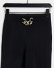 River Island River Island chain front leggings in black - 4