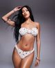 River Island River Island cherry print crinkle bikini bottom in white - 1
