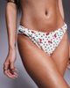 River Island River Island cherry print crinkle bikini bottom in white - 2