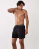 River Island River Island color block swim shorts in black - 3
