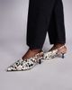 River Island River Island cow print slingback pumps in dark brown - 1