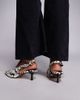 River Island River Island cow print slingback pumps in dark brown - 3