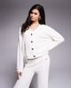 River Island River Island cozy cardigan in cream - part of a set-Neutral - 1