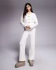 River Island River Island cozy cardigan in cream - part of a set-Neutral - 4