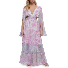 River Island River Island Cutout Long Sleeve Cover-Up Dress