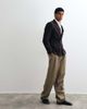 River Island River Island double breasted linen blend suit jacket in brown - 1