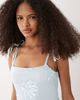 River Island River Island embroidered shell maxi dress in light blue - 2