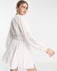 River Island River Island embroidered wrap mini dress in white - 2