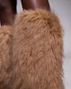 River Island River Island faux fur boots in light brown - 2