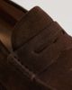 River Island River Island faux suede penny loafers in brown - 2