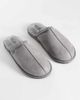 River Island River Island fleece lined mule slippers in gray - 1