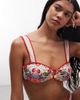 River Island River Island floral structured bikini top in white - 2