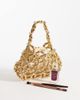 River Island River Island flower pearl beaded grab bag in gold - 2