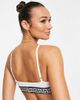 River Island River Island greek key triangle bra in white - 2