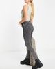 River Island River Island high rise skinny sculpt acid wash jean in black - 2