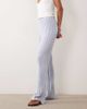 River Island River Island knit wide leg cable knit pants in blue - part of a set - 2