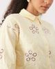 River Island River Island lace cutwork shirt in yellow - 3