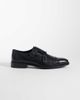 River Island River Island leather monk shoes in black - 1