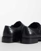 River Island River Island leather monk shoes in black - 4