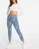 River Island River Island leopard print skinny jeans in blue - 1