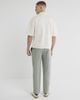 River Island River Island linen blend pull-on pants in light green - 4