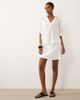 River Island River Island linen blend tie side skort in white - part of a set - 2