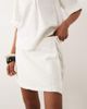 River Island River Island linen blend tie side skort in white - part of a set - 3