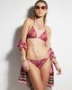 River Island River Island palm print triangle bikini bottom in pink - 1