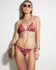 River Island River Island palm print triangle bikini bottom in pink - 2