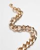 River Island River Island pave rhinestone link chain bracelet in gold - 3