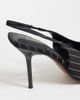 River Island River Island pinstripe slingback heeled pumps in black - 3