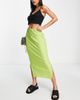 River Island River Island plisse skirt in green - part of a set - 1
