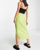 River Island River Island plisse skirt in green - part of a set - 2