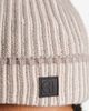 River Island River Island ribbed beanie in beige-Neutral - 3