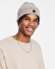 River Island River Island ribbed beanie in beige-Neutral - 4
