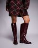 River Island River Island riding knee boots in red - 3