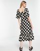 River Island River Island ruched tea midi dress in black floral - 3