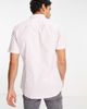 River Island River Island short sleeve oxford shirt in pink - 2