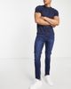 River Island River Island skinny jeans in dark blue - 3