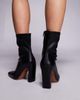 River Island River Island square heel stretch boots in black - 3