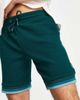 River Island River Island textured taped shorts in green - 1