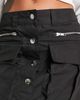 River Island River Island utility mini skirt in black - 4