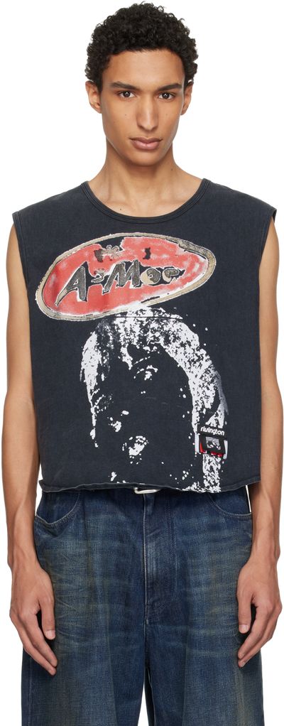Rivington Roi Rebis Rivington Roi Rebis Black 'Amor' Muscle T-shirt