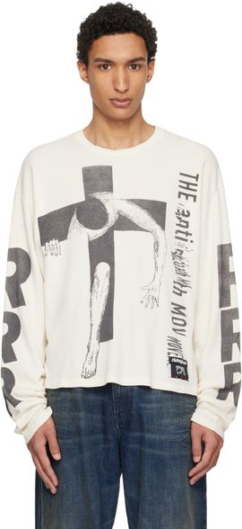 Rivington Roi Rebis Rivington Roi Rebis Off-White Pop Out Thermal T-shirt