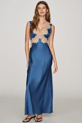 RIXO Lysandra Lace Slip Dress
