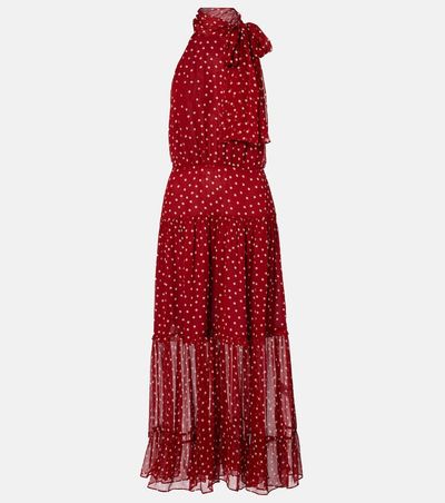 Rixo Rixo Abi polka-dot chiffon midi dress