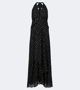 Rixo Rixo Alaina polka-dot halterneck midi dress