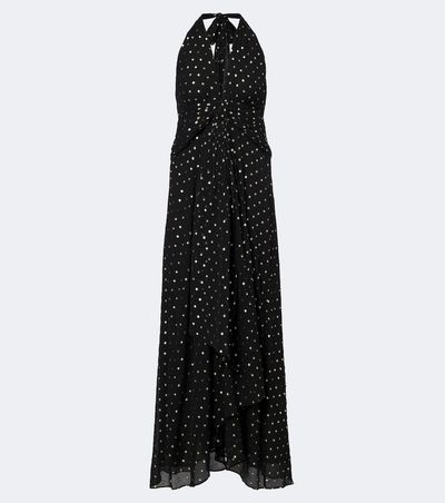 Rixo Rixo Alaina polka-dot halterneck midi dress